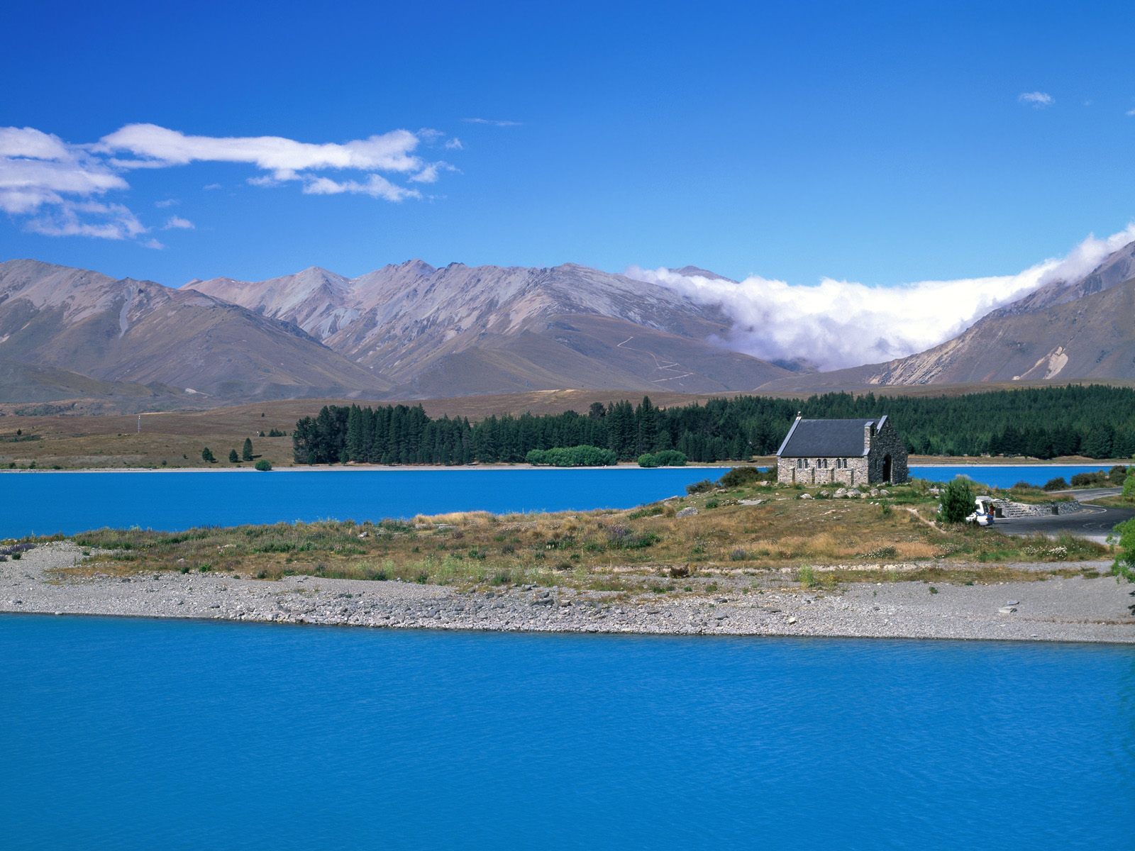 Church of the Good Shepherd Lake Tekapo Near Christchurch New Zealand