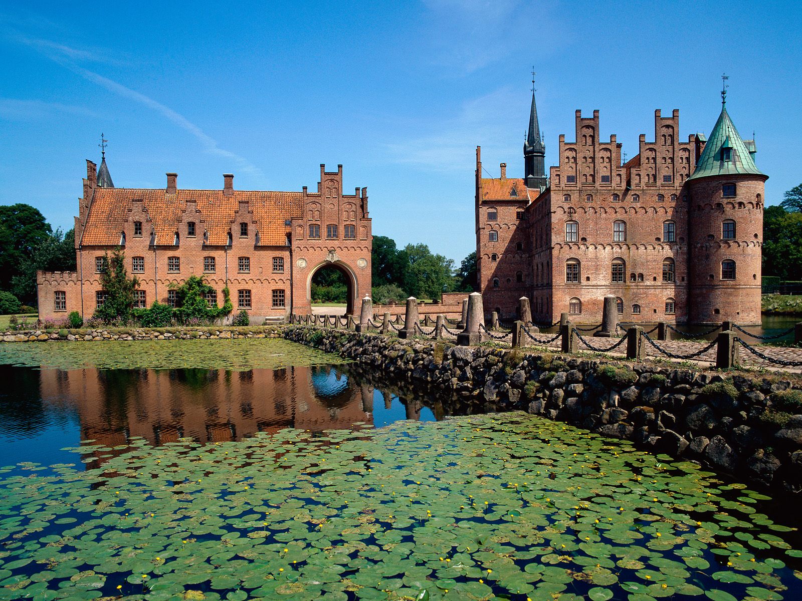 Egeskov Castle Fyn Island Copenhagen Denmark