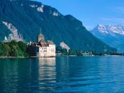 Chillon Castle Lake Geneva Switzerland 1