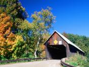 Lincoln Covered Bridge West Woodstock Vermont
