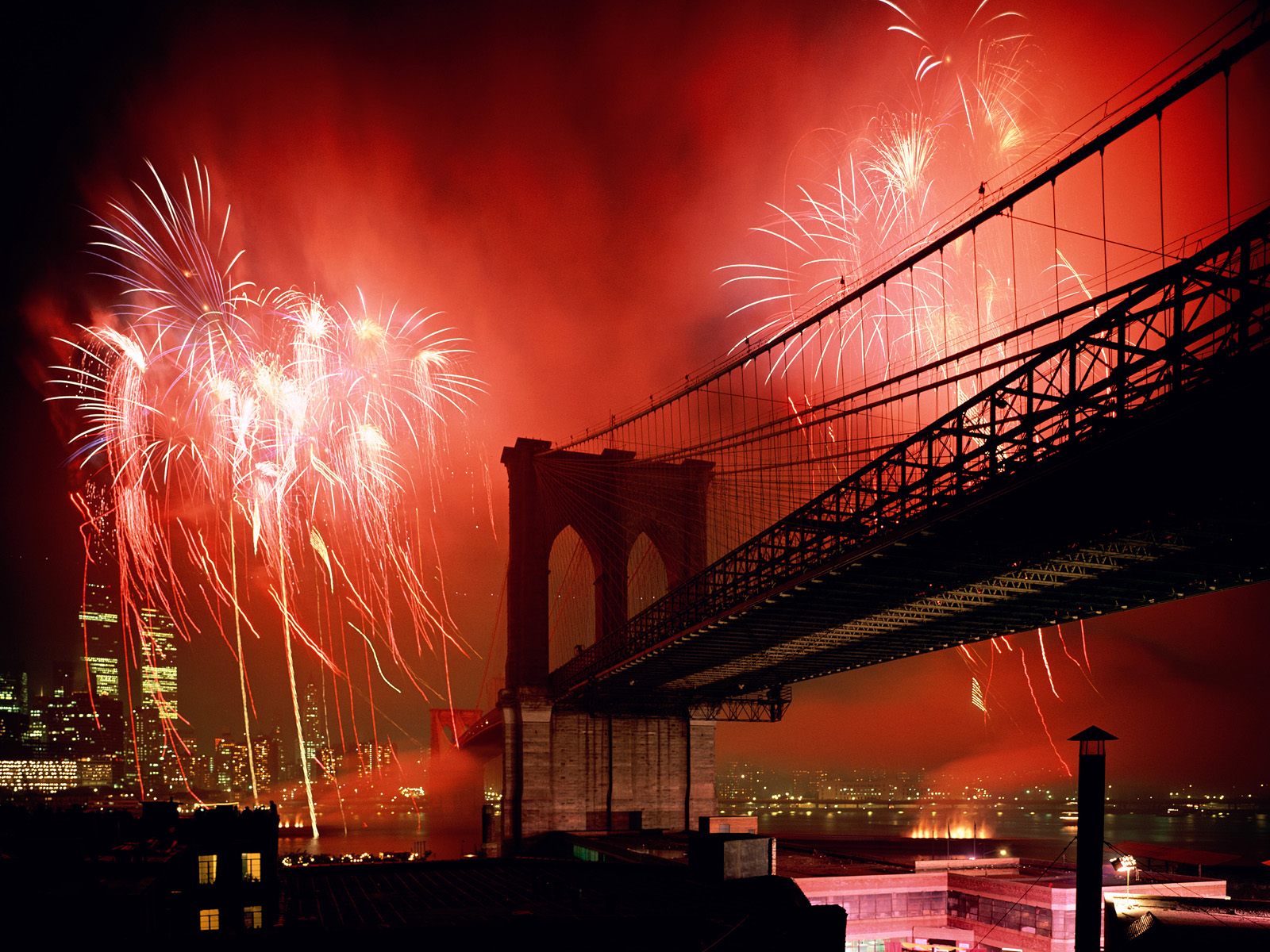 Celebration Brooklyn Bridge New York City