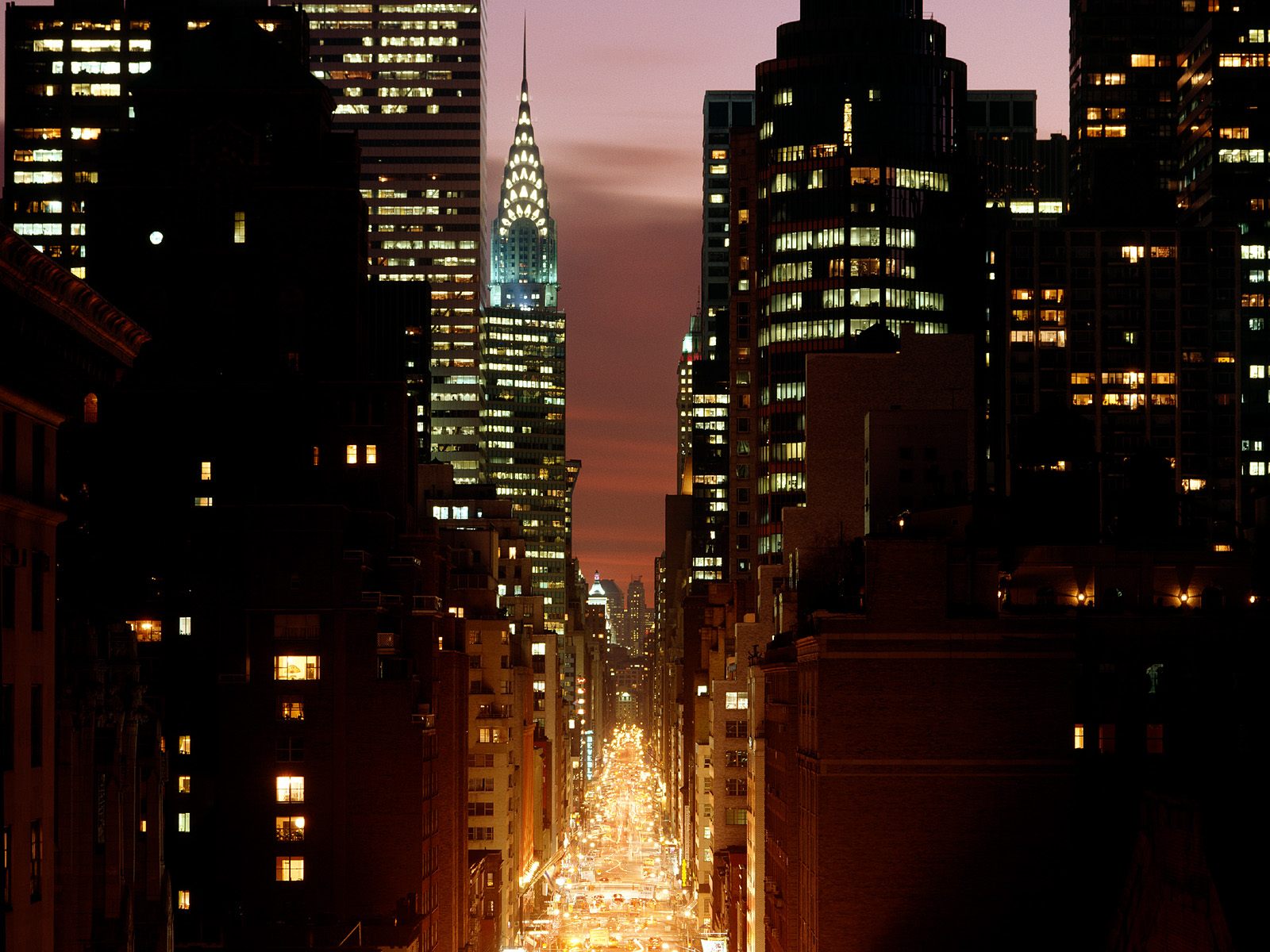 New York at Nightfall