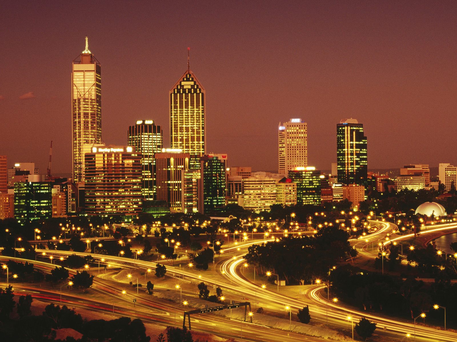 View from Kings Park Perth Australia