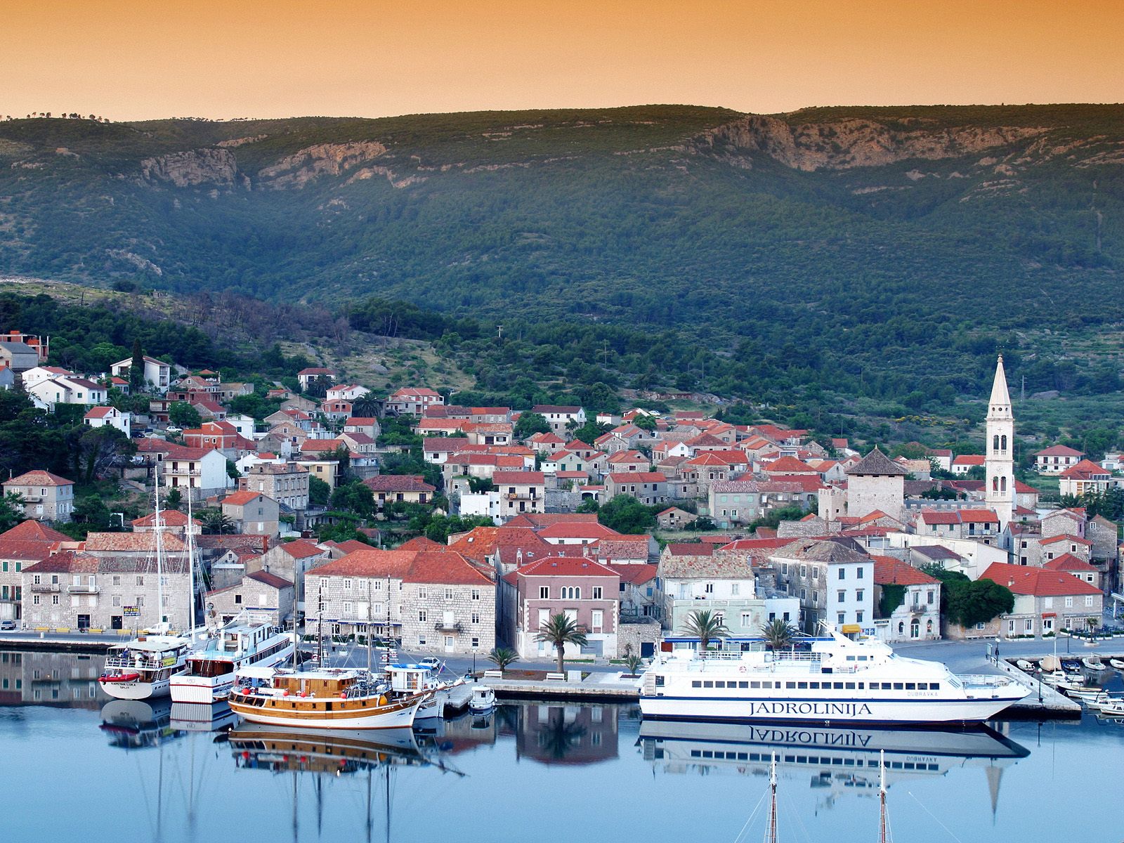 Port of Jelsa Hvar Island Croatia