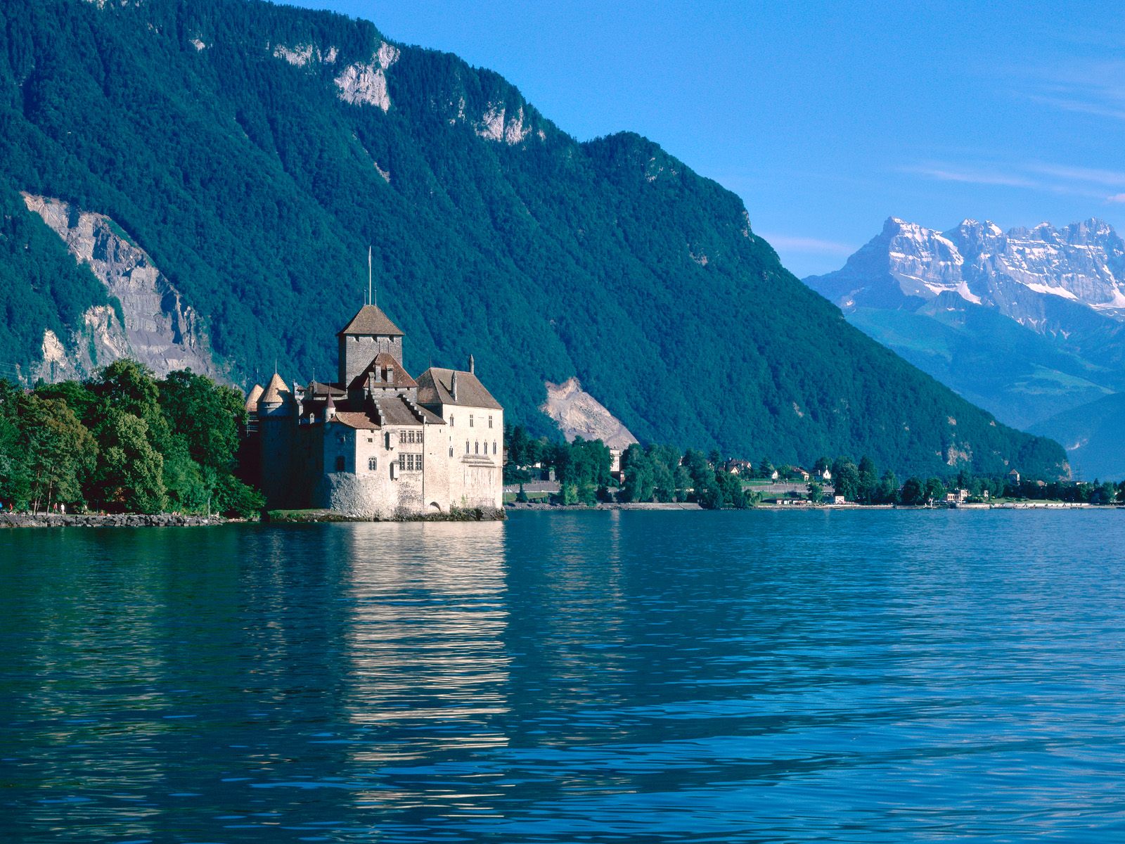 Chateau de Chillon Lake Geneva Switzerland