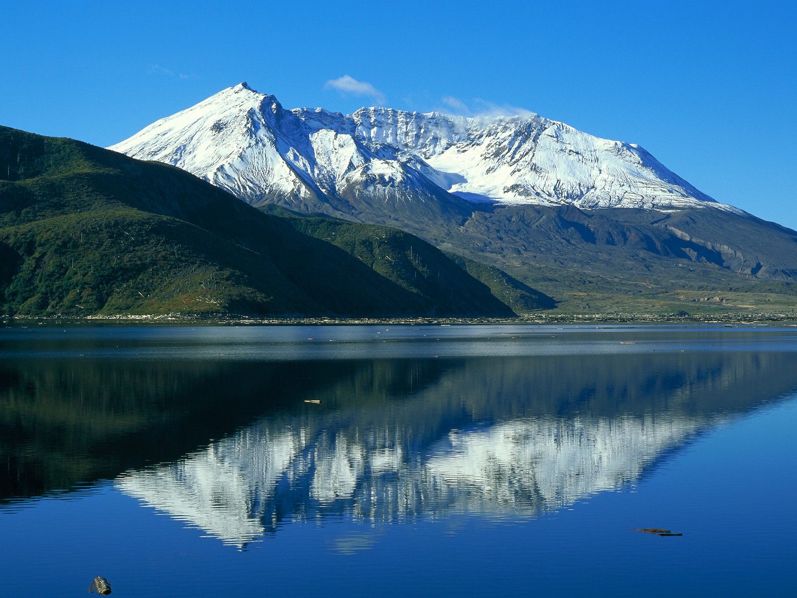 Mount St. Helens and Spirit Lake Washington