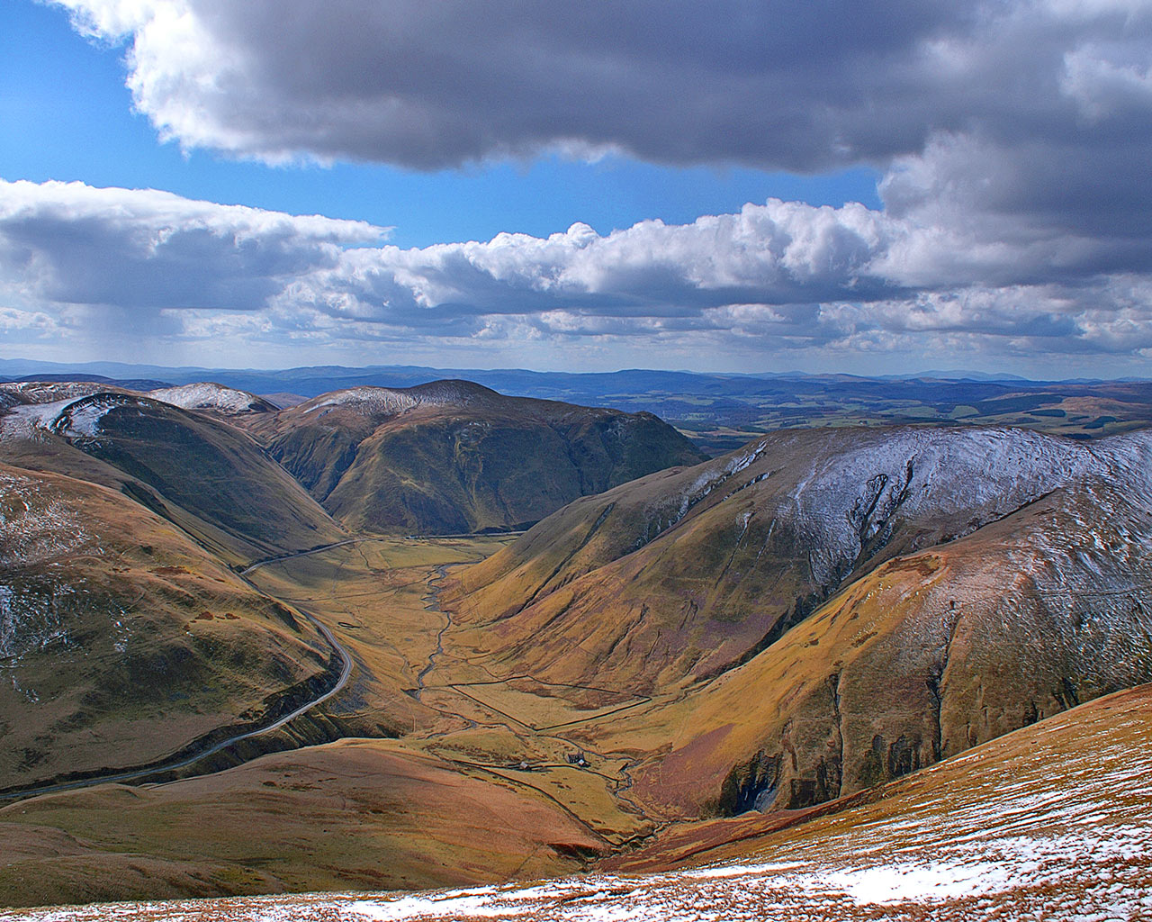 dalveenpass winter Scotland