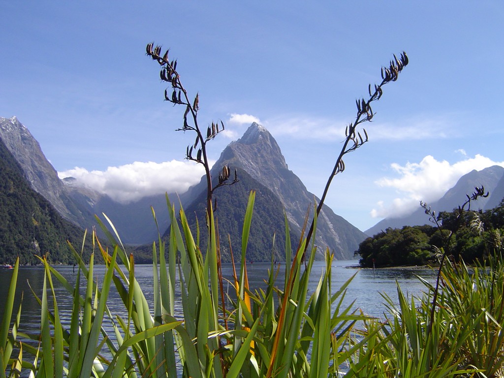 Milford Sound Mitre Peak New Zealand