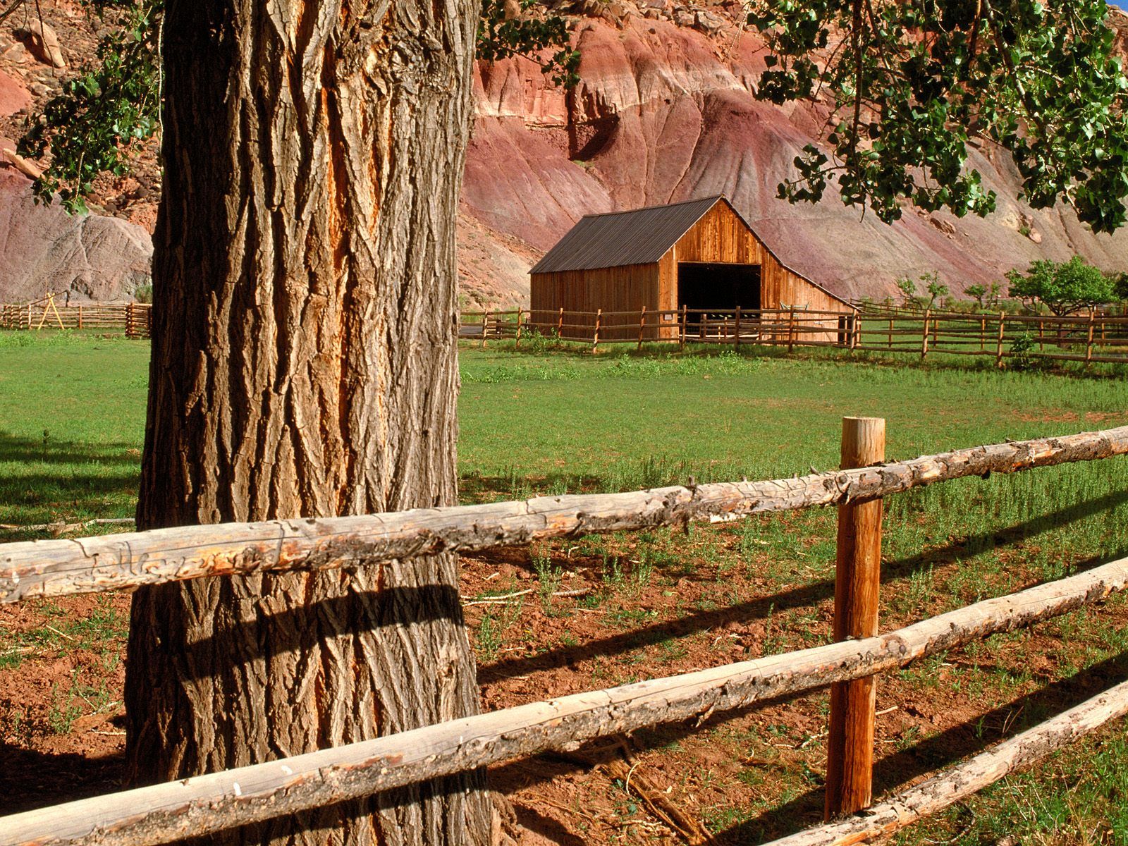 Fruita Barn Capitol Reef National Park Utah