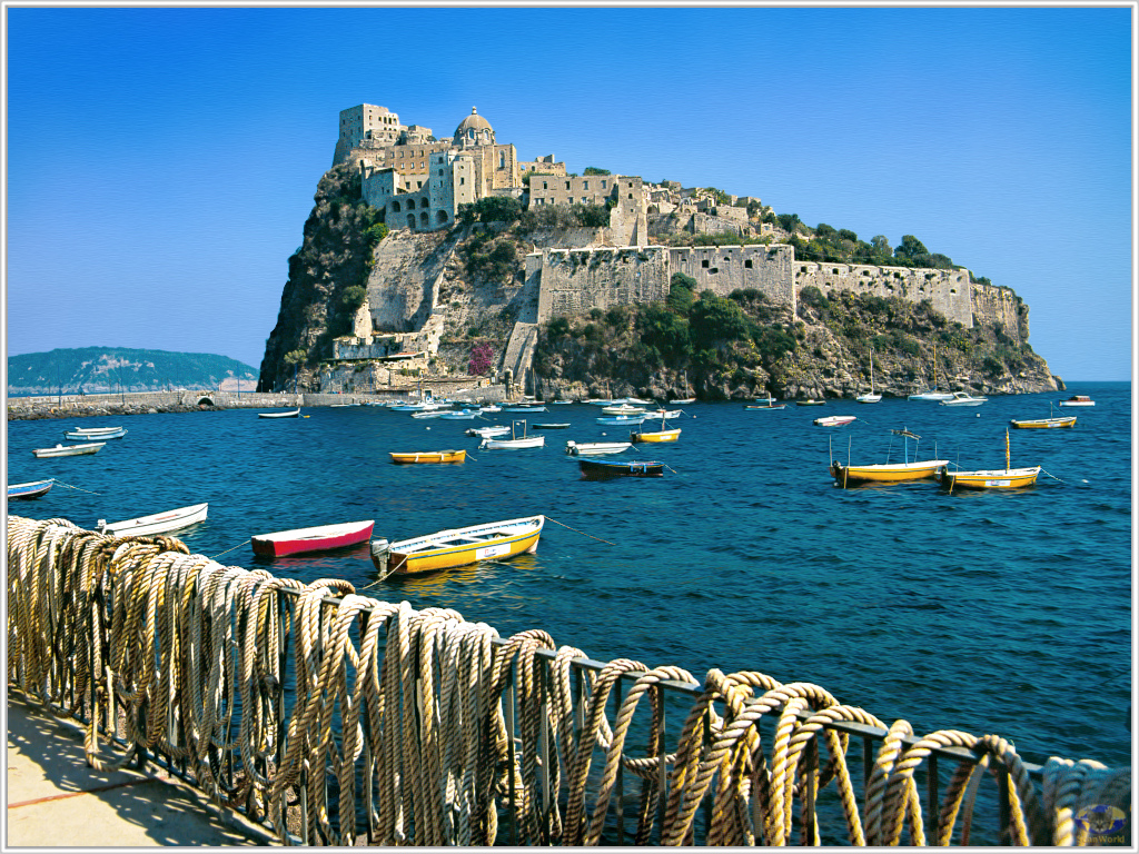 Aragonese Castle Isle Of Ischia Italy