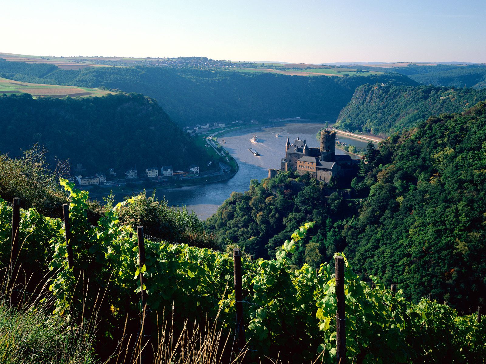 Burg Katz above the Rhine Germany