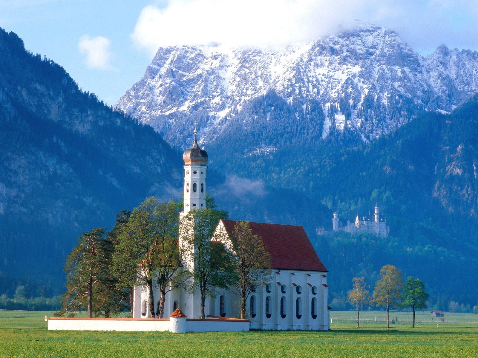 St Coloman Church Near Fussen Bavaria Germany