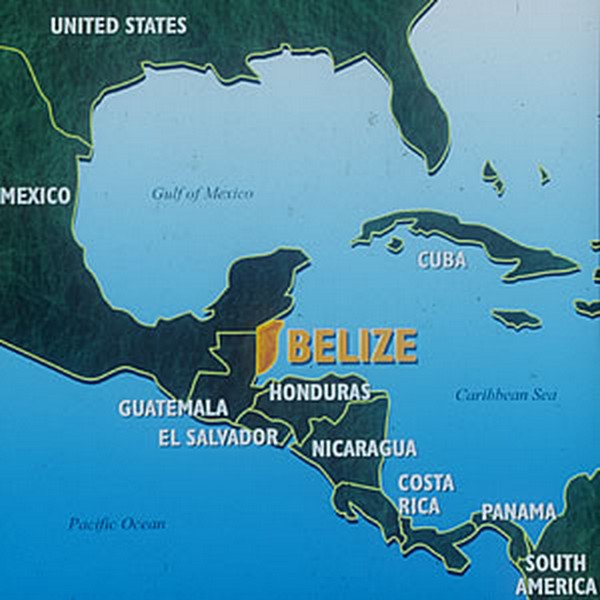 central-belize-map