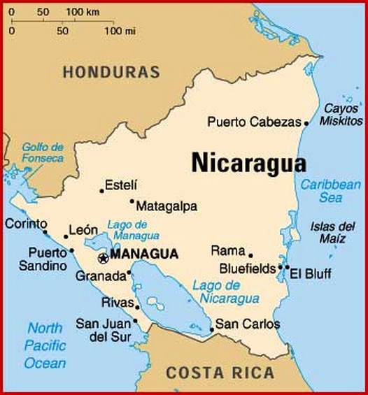 Nicaragua Map