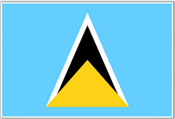 saint lucia flag