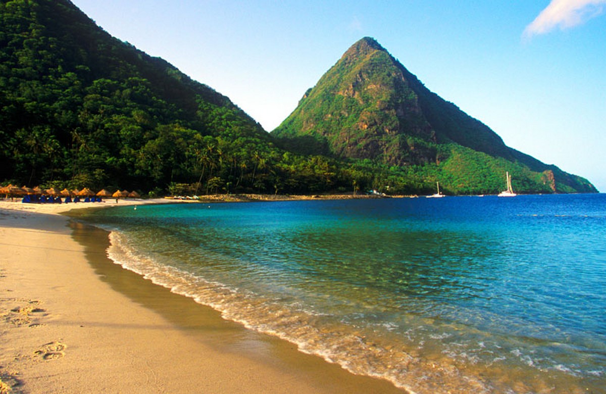 saint lucia seaside