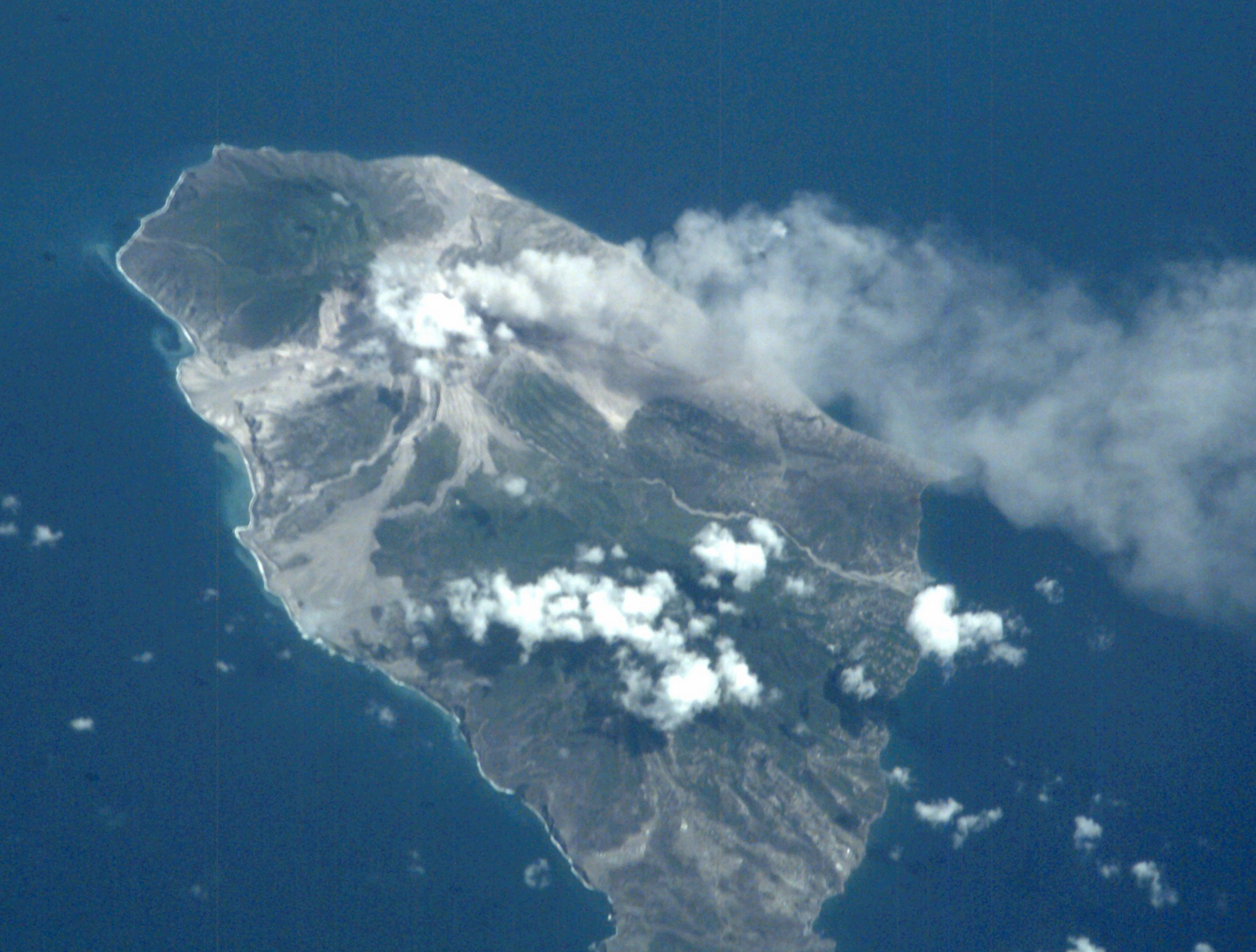 Montserrat Soufriere volcano