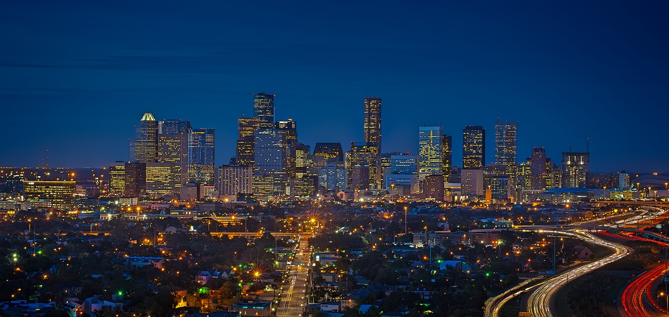 houston night skyline