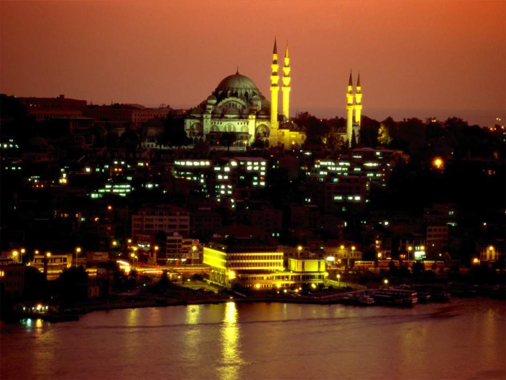 istanbul camii gece