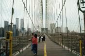 New York Brooklyn Bridge Pedestrian