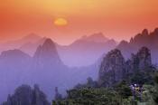 china sun set