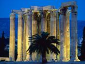 Temple of Olympian Zeus Athens Greece