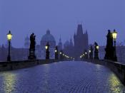 Prague at Dusk Czech Republic