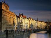 Vltava River Prague Czech Republic