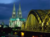 Cologne Cathedral and Hohenzollern Bridge Cologne Germany