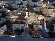 Harbor Town of Yialos Island of Symi Greece