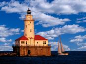 Chicago Harbor Light Illinois