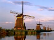 Windmills Kinderdijk Netherlands