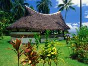 Thatched Bungalow Moorea Island