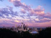 Downtown Seattle at Sunset Washington