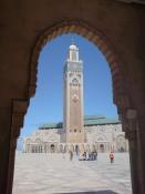 Beautiful Hassan II Mosque in Casablanca Morocco