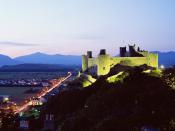 Harlech Castle Gwynedd Wales United Kingdom