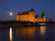 Muiderslot Castle night