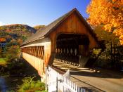 Covered Bridge Woodstock Vermont