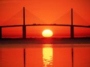 Sunshine Skyway Bridge Tampa Bay Florida