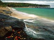 Chapel Beach Lake Superior Pictured Rocks National Lakeshore Michigan