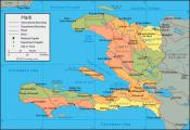 haiti map