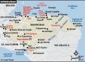 Honduras map