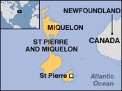 Saint Pierre and Miquelon map