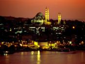 istanbul camii gece